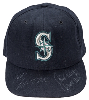 1996 Alex Rodriguez All-Star Game Used and Signed/Inscribed Seattle Mariners Cap (ARod LOA & PSA/DNA)